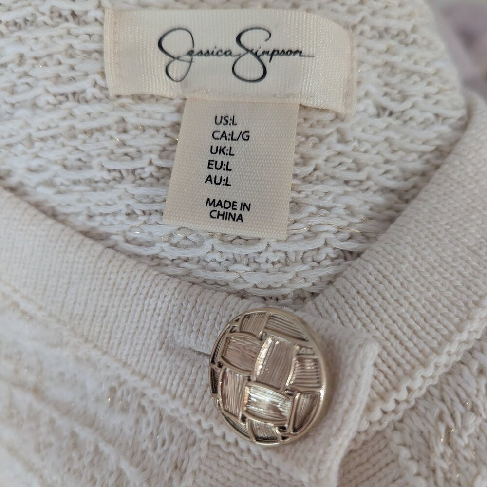 Jessica Simpson Cropped Cardigan - Picture 2 of 4